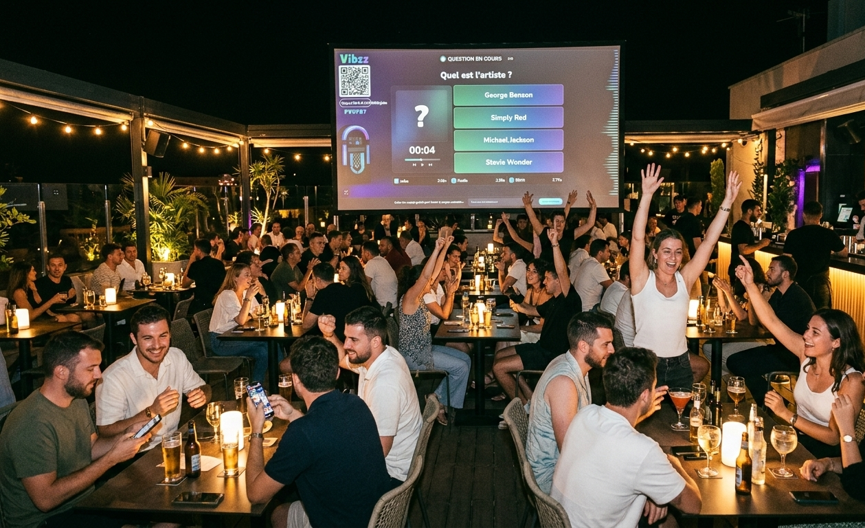 Soirée camping animée avec Vibzz